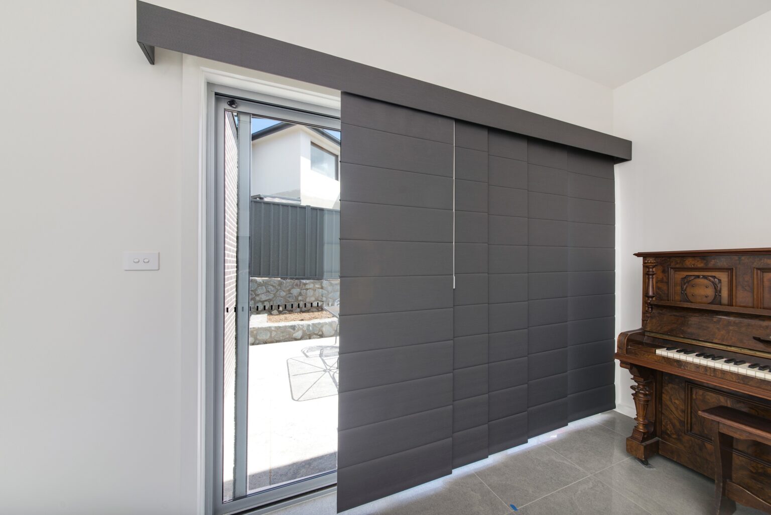 Panel Glide Blinds in Canberra Regency Knights
