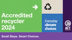 ACT Government Accredited recycler 2024 ACT Government Accredited recycler 2024