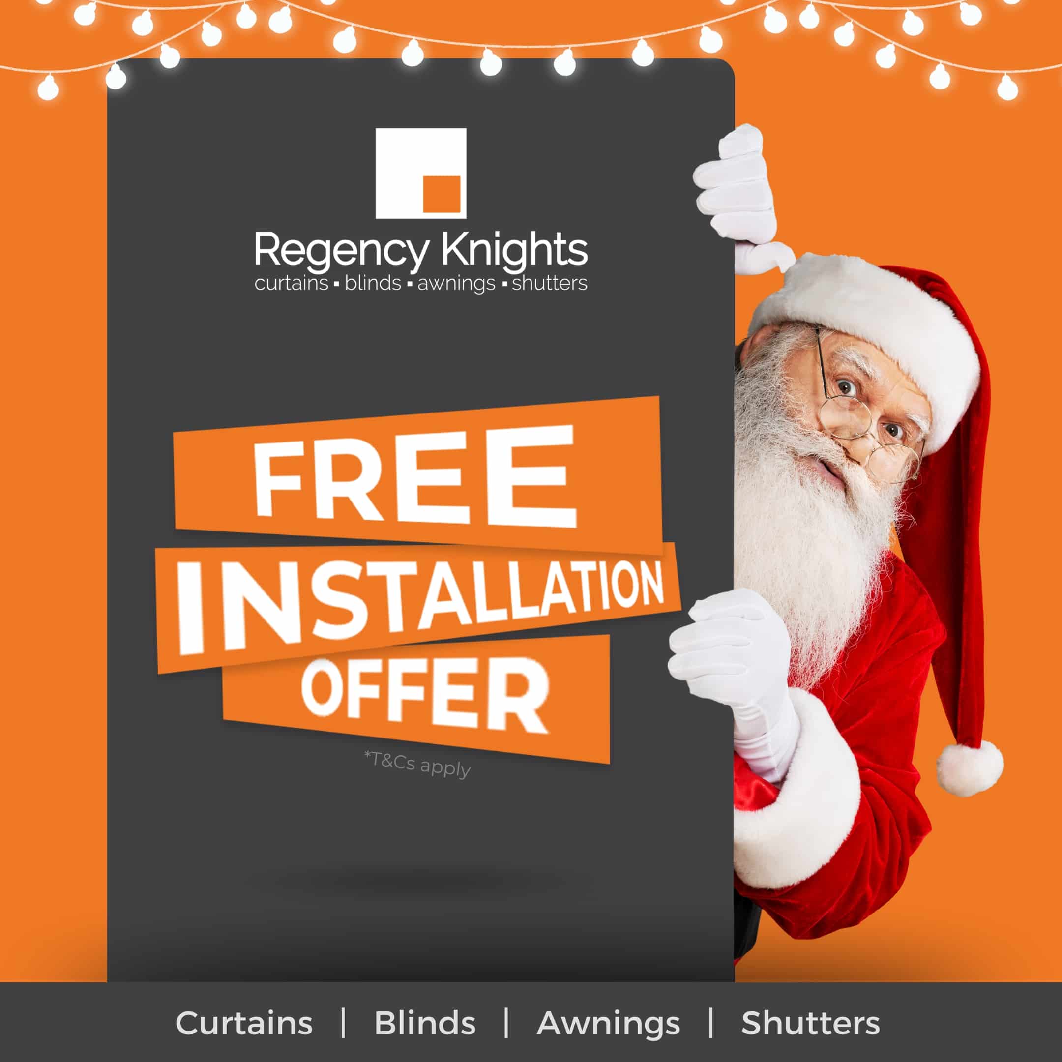 Regency Knights Free Installation Christmas Offer 2025