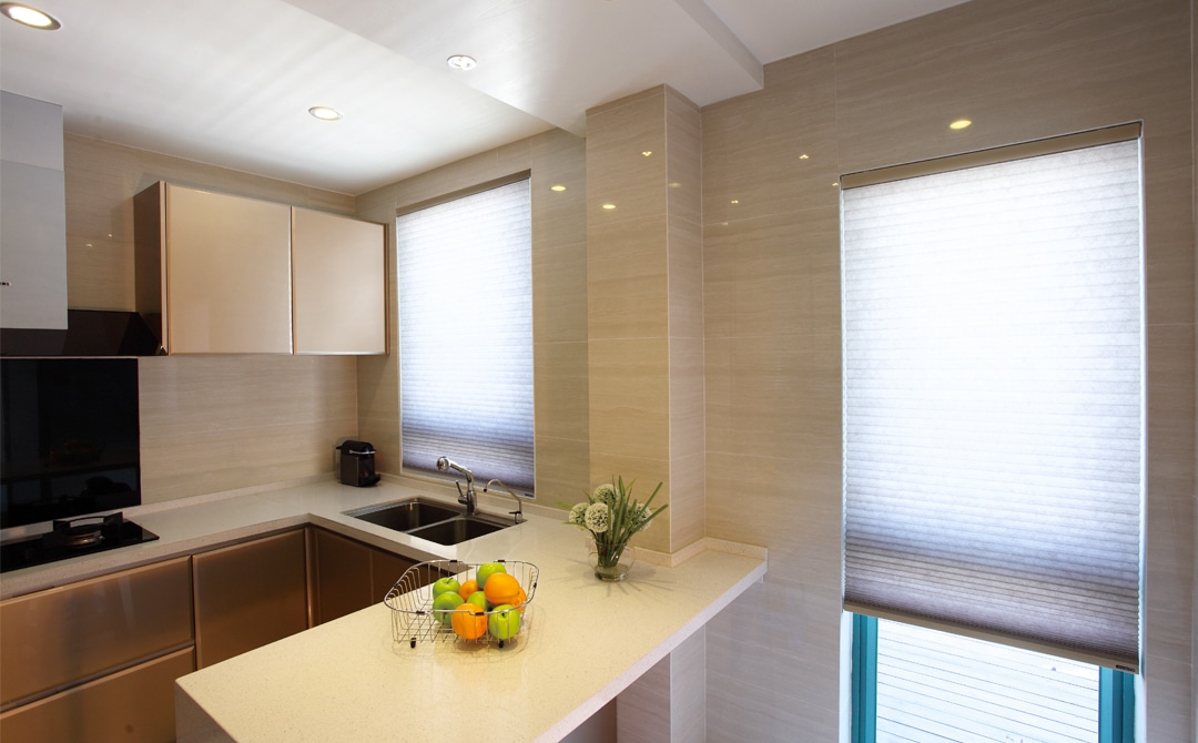 Motorised blinds guide in a modern Canberra home